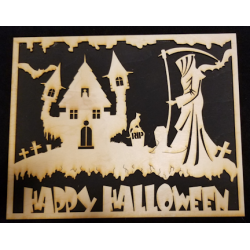 Halloween Scene Panel
