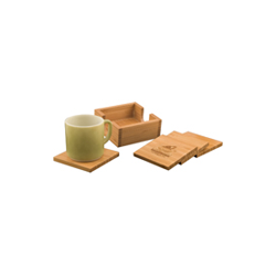 Bamboo Coaster Set (4 Piece)