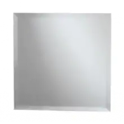 8" Square Mirror w/Beveled...